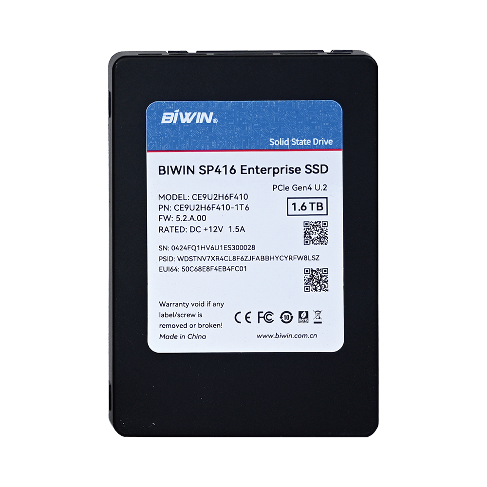 2.5" U.2 PCIe 4.0 SSD（SP416）（图1）